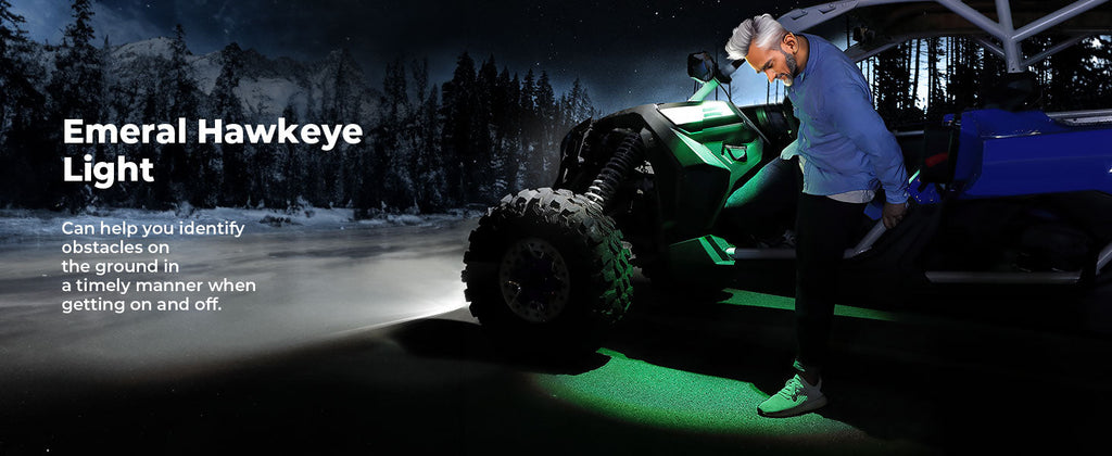 UTV LED Lighted Side Mirrors with Flowing Turn Signal for Polaris RZR Talon 1000 Can Am X3 — manufacturer image 3