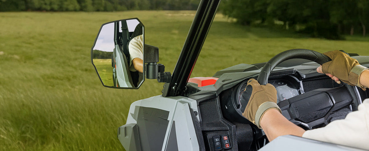UTV Large Side Mirrors for Polaris General 1000/ XP 1000/4 1000/ XP 4 1000 2016-2026 — manufacturer image 2