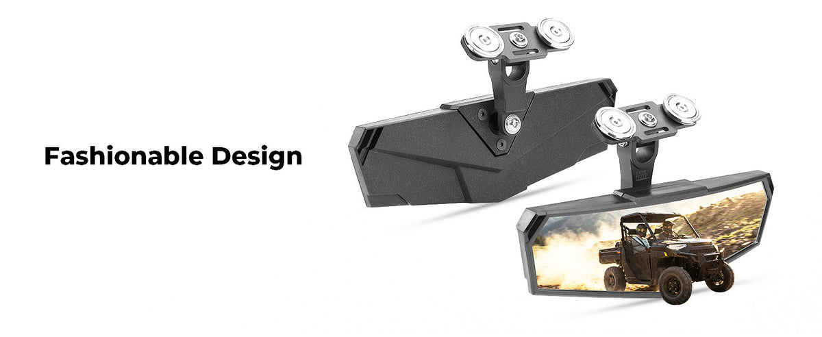 Universal Magnetic Rear View Mirror for Golf Cart, UTV & Truck — manufacturer image 2