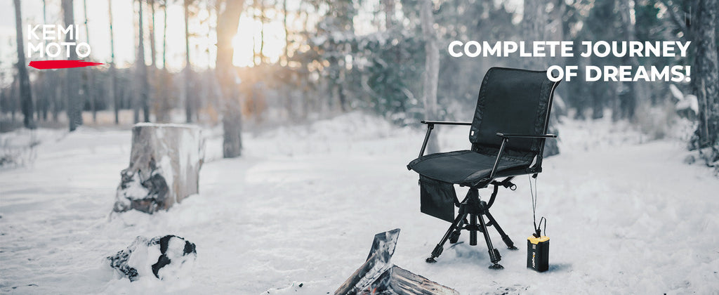 Heated Seat Cushion 3 Mode Adjustable Fast Heating Foldable Chair Pad for Indoor and Outdoor Use — manufacturer image 1