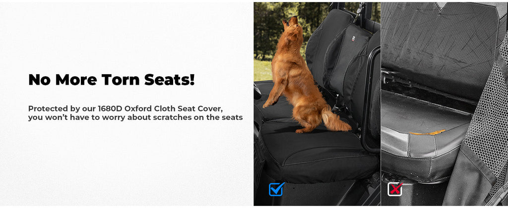 UTV Seat Cover Set with Wingback for Polaris Ranger XP 1000 2022-2025 — manufacturer image 3