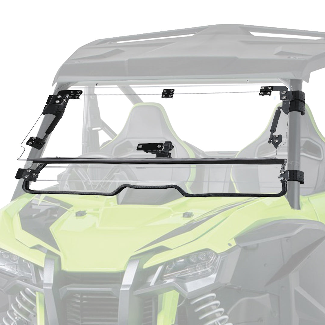 Flip 2-in-1 Windshield for Honda Talon 1000X/1000R/1000X-4 by KEMIMOTO