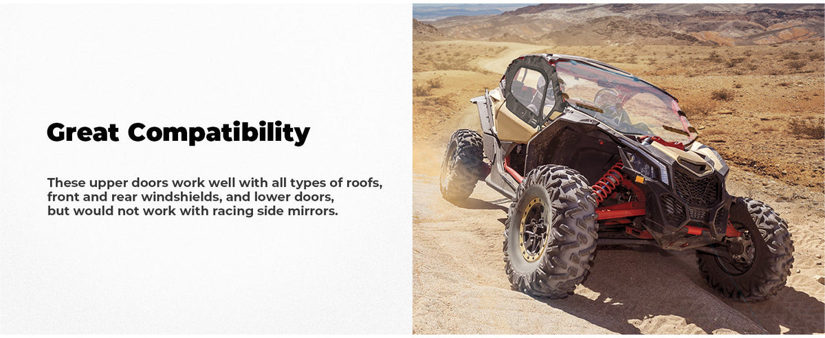 Soft Cab Enclosures Upper Windows for Can-am Maverick X3 — manufacturer image 3