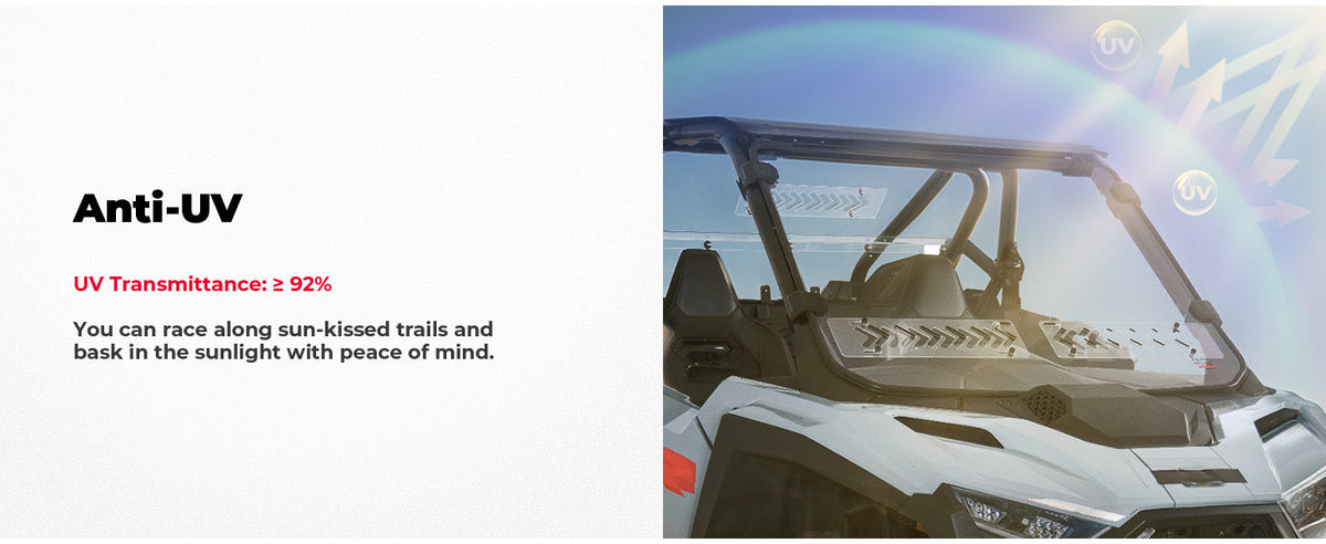 KEMIMOTO UTV Windshield with Sliding Vented Window for Polaris RZR PRO 2025-2026 — manufacturer image 3