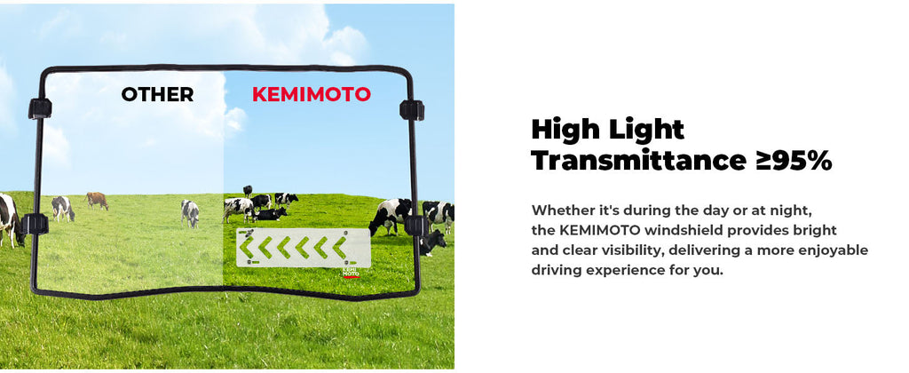 Vented Front Windshield for CFMOTO UFORCE 600|800XL — manufacturer image 4