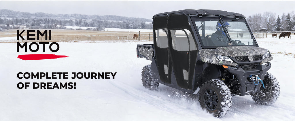 UTV Glass Windshield with Wipers for CFMOTO UForce 1000| 1000 XL — manufacturer image 1