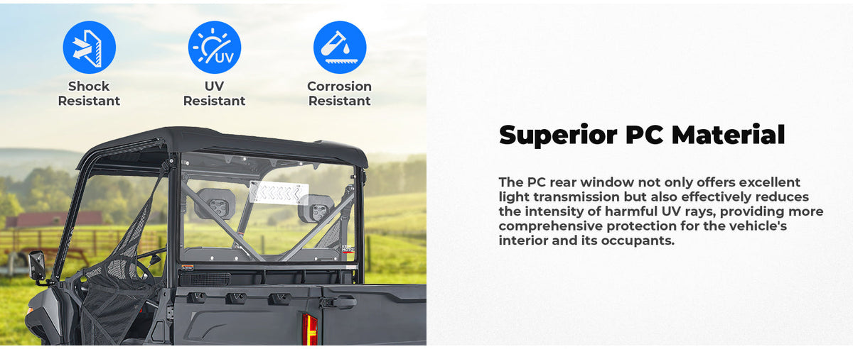 Sliding Vented Rear Window for CFMOTO UFORCE 600 (2021-2026) — manufacturer image 4