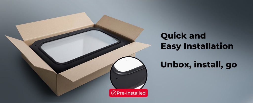 Glass Windshield with Manual Wiper for 2014-2018 Polaris RZR XP 1000 — manufacturer image 3