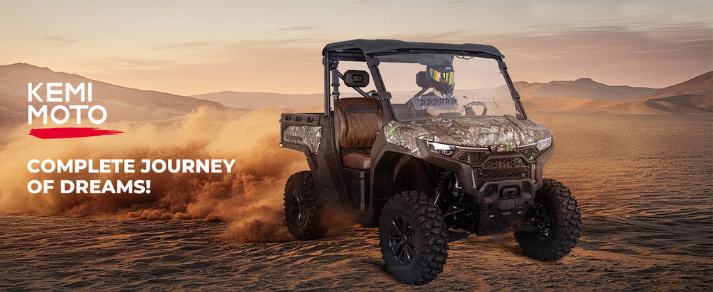 2-in-1 Vented Front Windshield for CFMOTO UFORCE U10 Pro|XL — manufacturer image 2