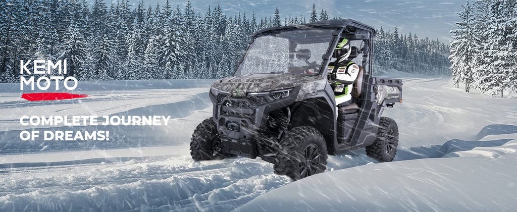 2-in-1 Vented Front Windshield for CFMOTO UFORCE U10 Pro|XL — manufacturer image 1