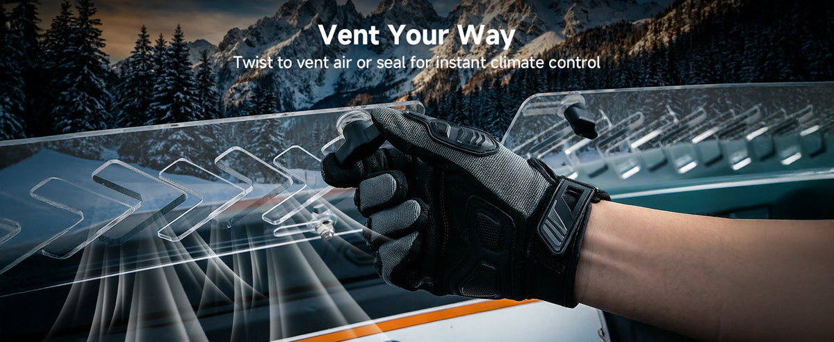 Vented Full Windshield For Can-Am Commander Maverick Sport Trail (2018–2026) — manufacturer image 3