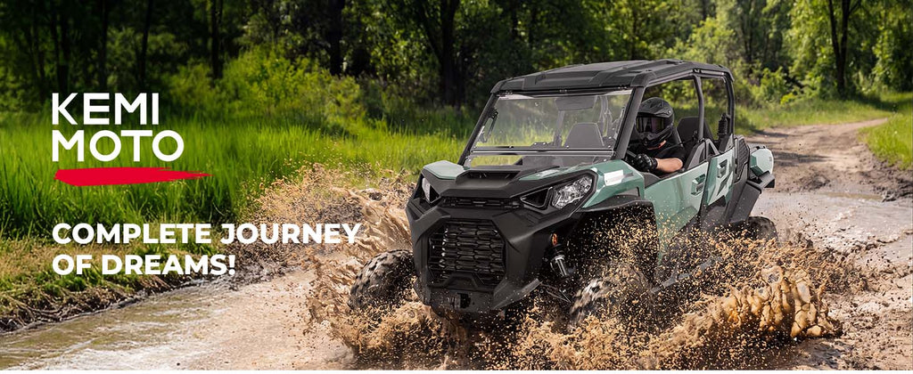 3-in-1 Flip Windshield Compatible with 2021-2026 Can-Am Commander — manufacturer image 1