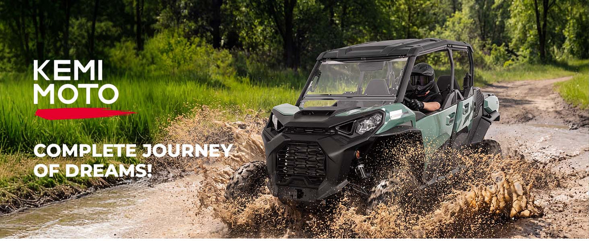 3-in-1 Flip Windshield Compatible with 2021-2026 Can-Am Commander — manufacturer image 1