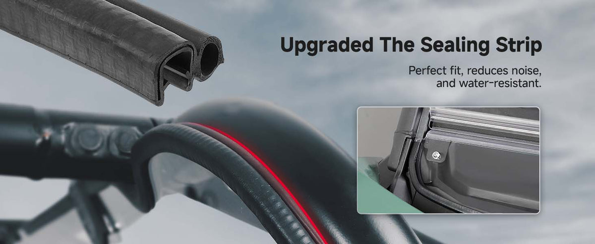 3-in-1 Flip Windshield Compatible with 2021-2026 Can-Am Commander — manufacturer image 5