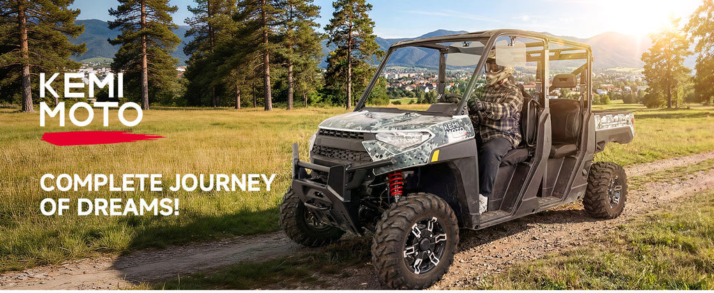 Universal Magnetic Sun Visor for UTV with Pro-Fit Bar or Metal Roof(2PC) — manufacturer image 2