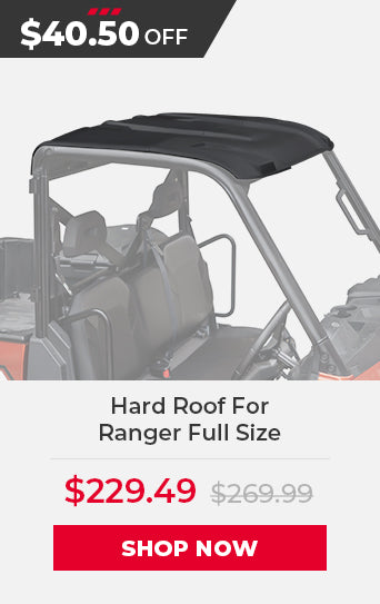 Plastic Hard Roof 3-Seat for Polaris Ranger XP 1000/1000/XP 900 by KEMIMOTO