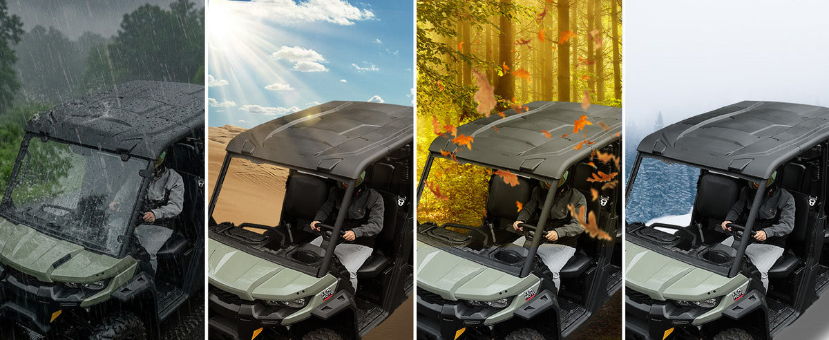 4-Piece Hard Roof Top Fit Can-Am Defender MAX (2016–2026) — manufacturer image 5