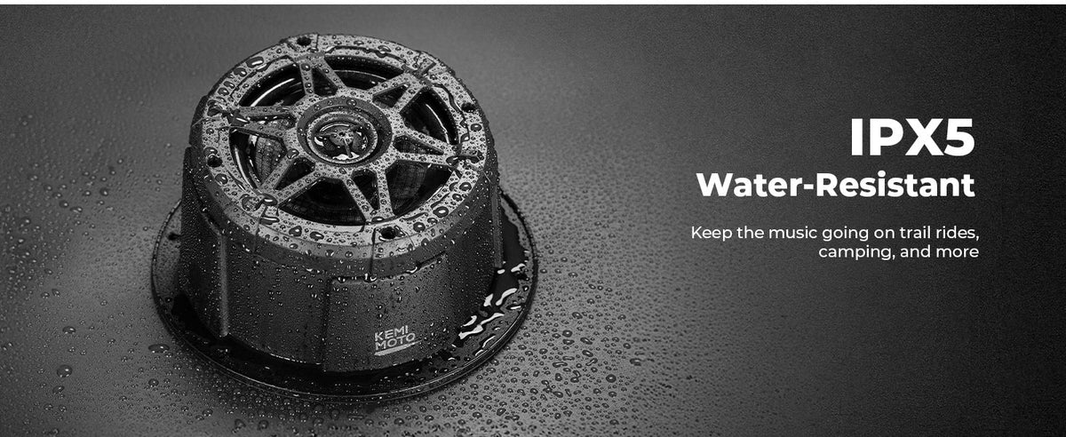 6.5" Speaker Pods with Enclosures (IPX5 Water-Resistant) Universal Fit for UTVs RVs Boats — manufacturer image 5