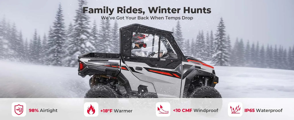 UTV Framed Upper Doors for Polaris General 1000 — manufacturer image 1