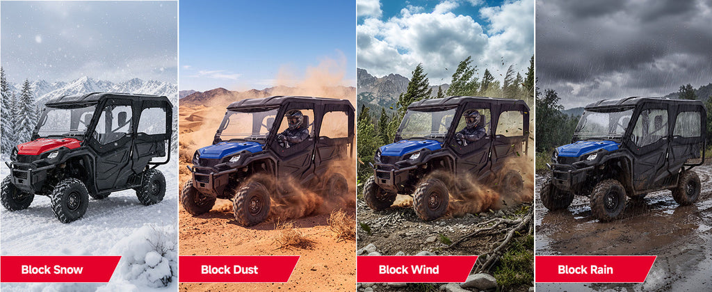 UTV Soft Upper Doors For Pioneer 1000-5 — manufacturer image 3