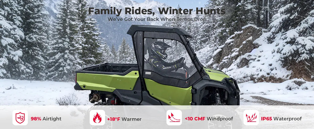 UTV Soft Upper Doors For Honda Pioneer 1000 — manufacturer image 1