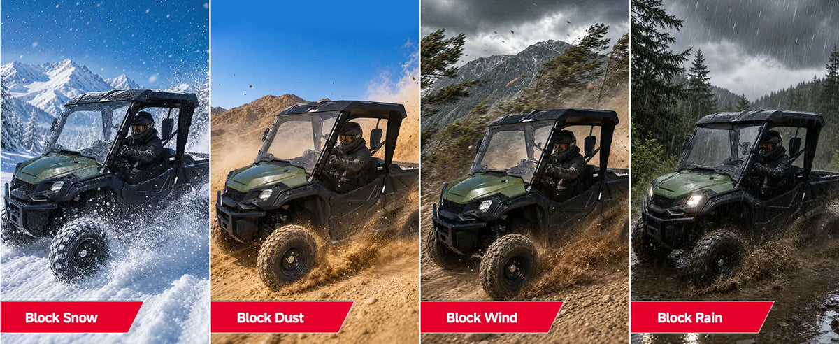 UTV Soft Upper Doors For Honda Pioneer 1000 — manufacturer image 3
