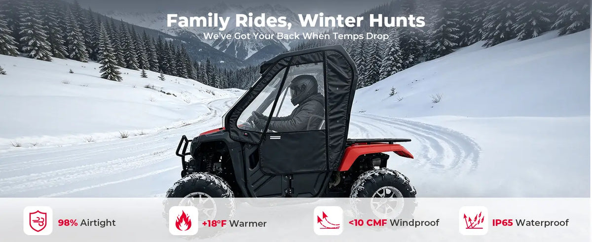UTV Soft Upper Doors For Honda Pioneer 500/520 — manufacturer image 1