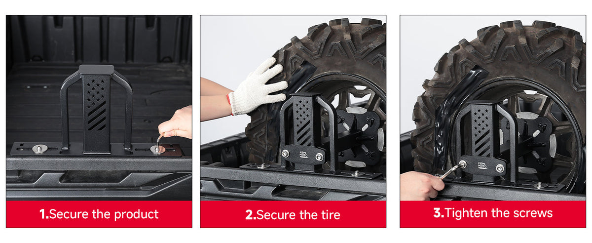 UTV Spare Tire Holder for 2016–2026 Can-Am Defender — manufacturer image 4