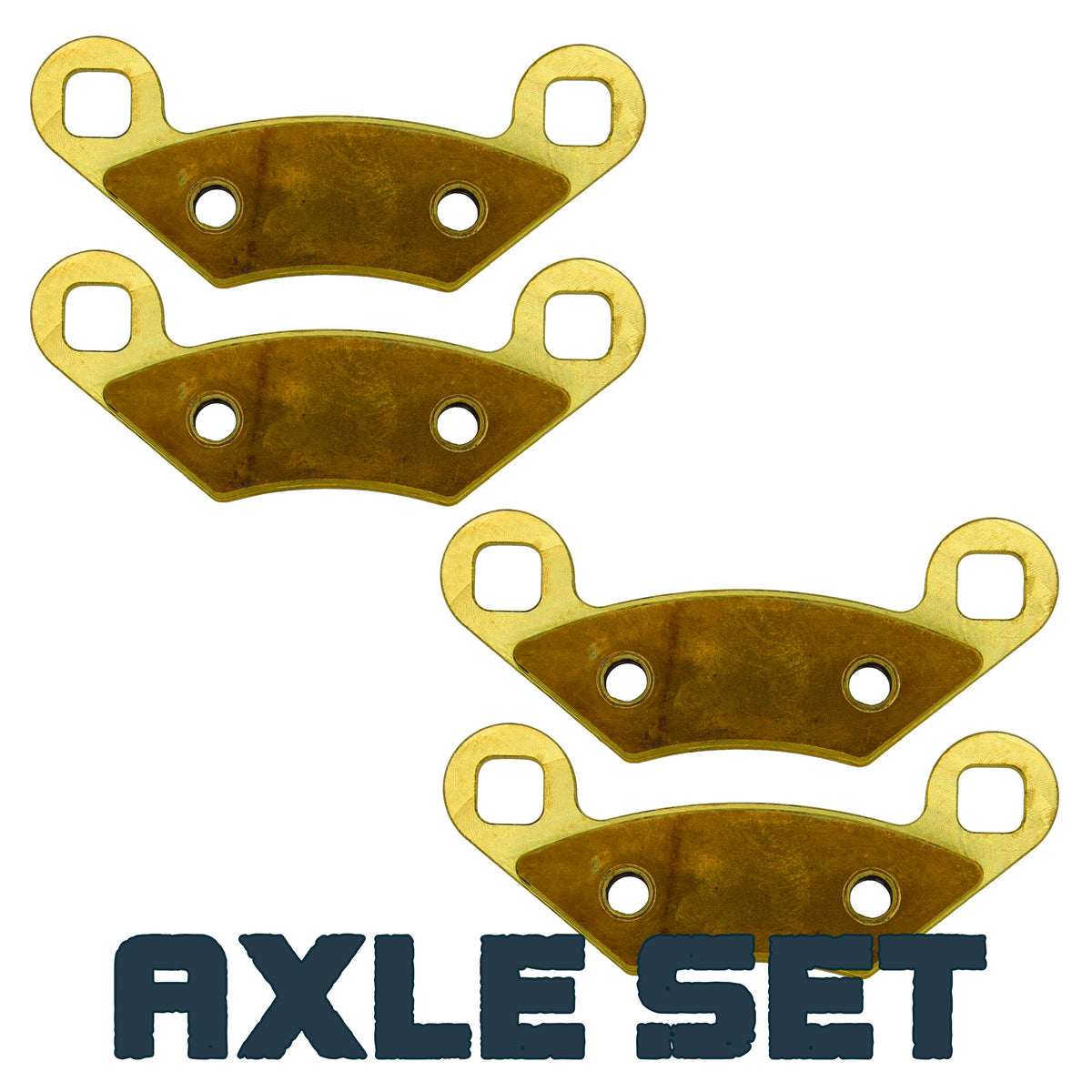 Polaris Sportsman 570/500/450/400/800/ 2009-2020 Touring 570 2017-2024 Brass Brake Pad Set - image 4