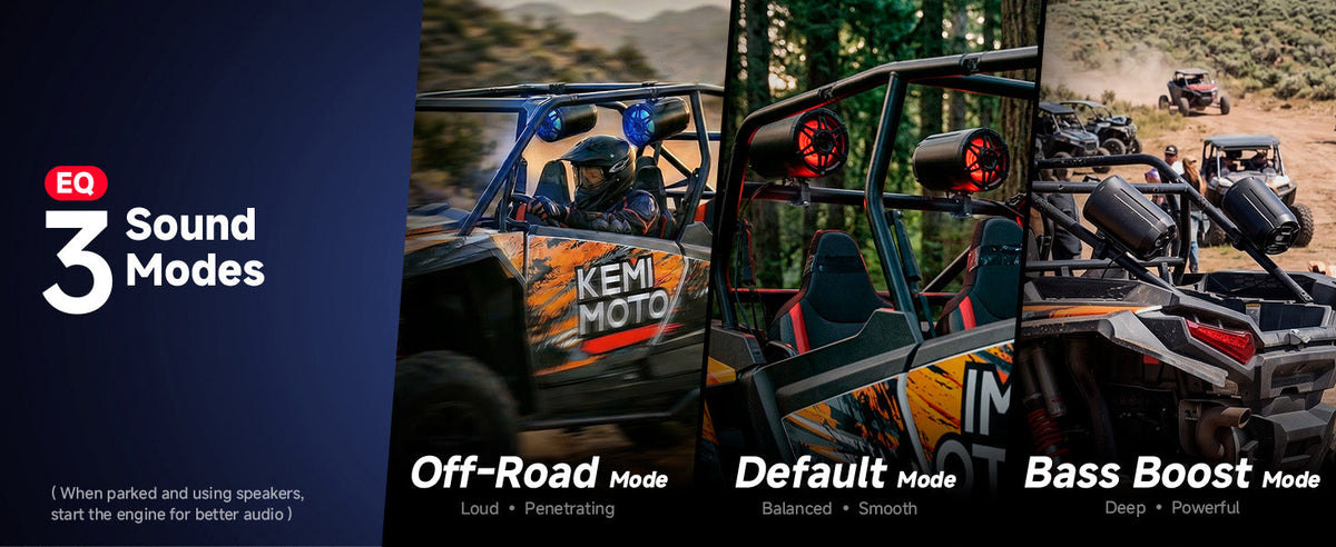 KP6 6.5" Universal Tower Speakers for UTV, ATV & Marine — manufacturer image 9