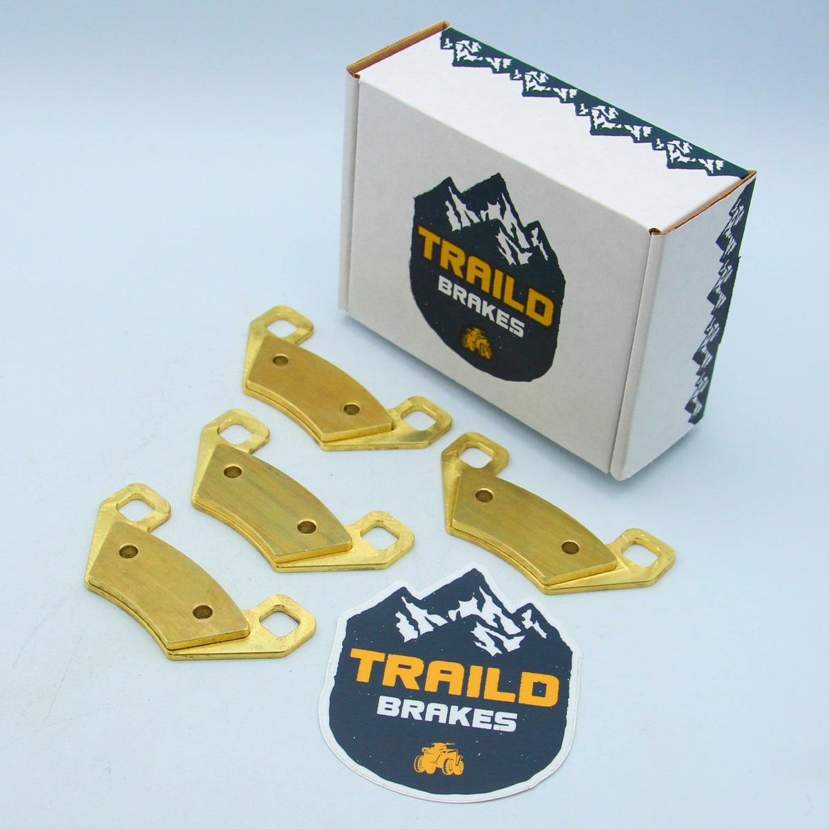 Arctic Cat Alterra 1000/700/600/550/500/450/400 2009-2025 Brass Brake Pad Set - image 3