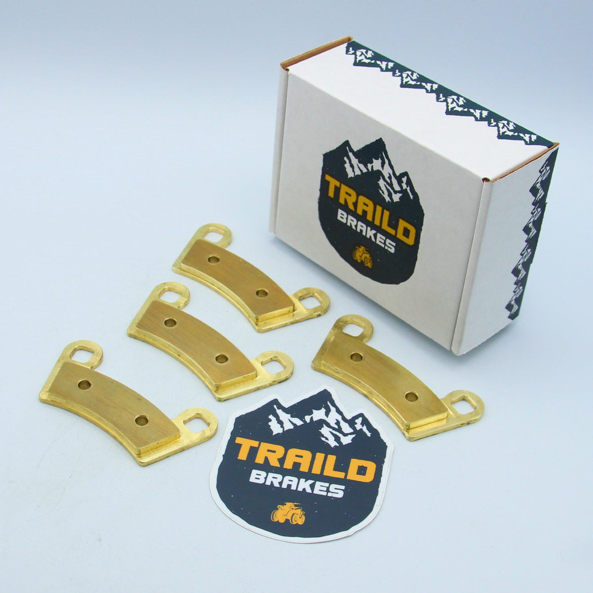 Polaris Outlaw 450/525 2008-2011 Brass Brake Pad Set - image 3