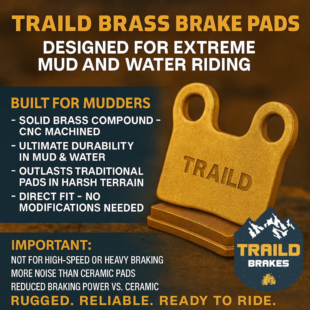CFMoto CFORCE 400/500 G2 2022-2026 Brass Brake Pad Set - image 3