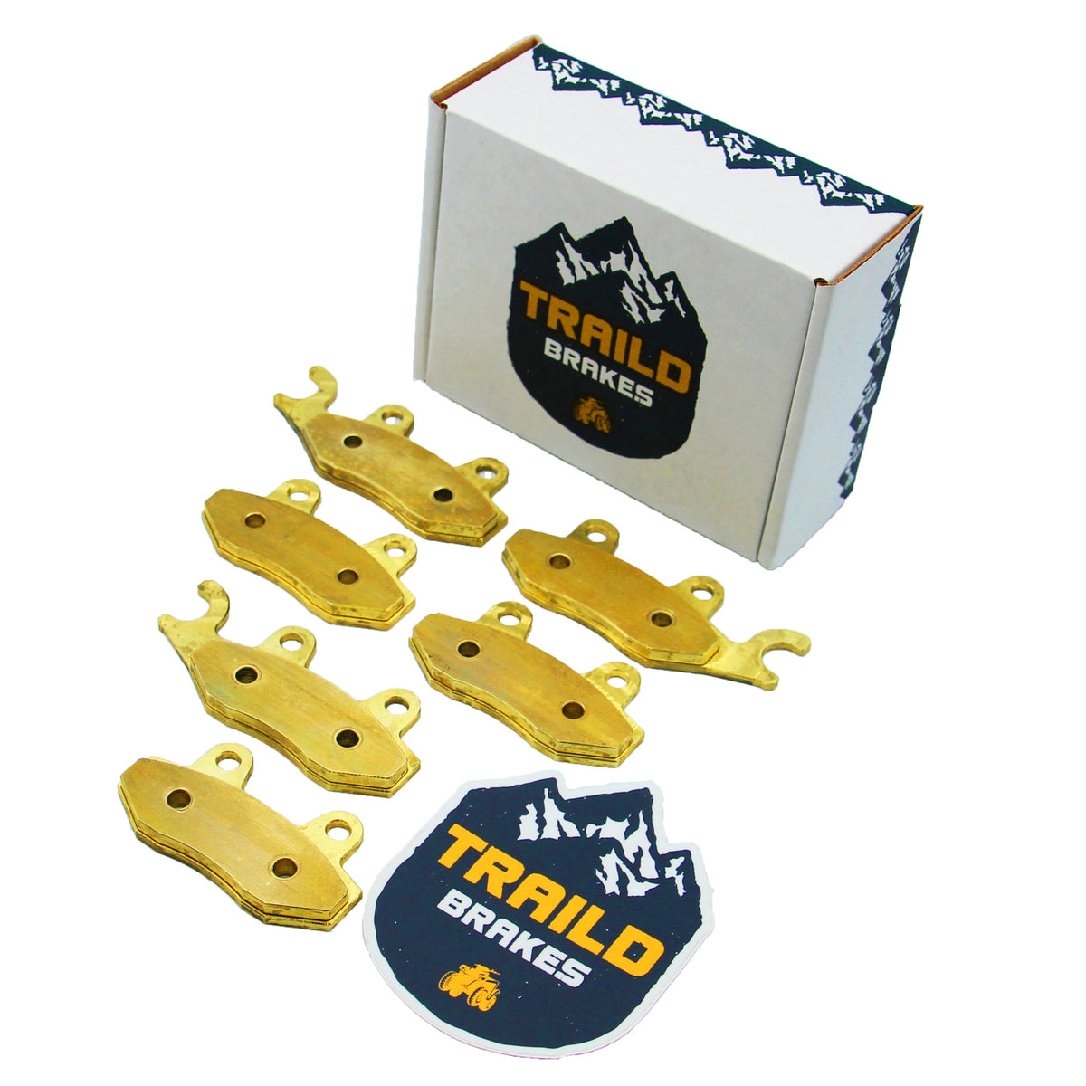 Can Am Commander 1000R/800R 2011-2020 Brass Brake Pad Set - image 4