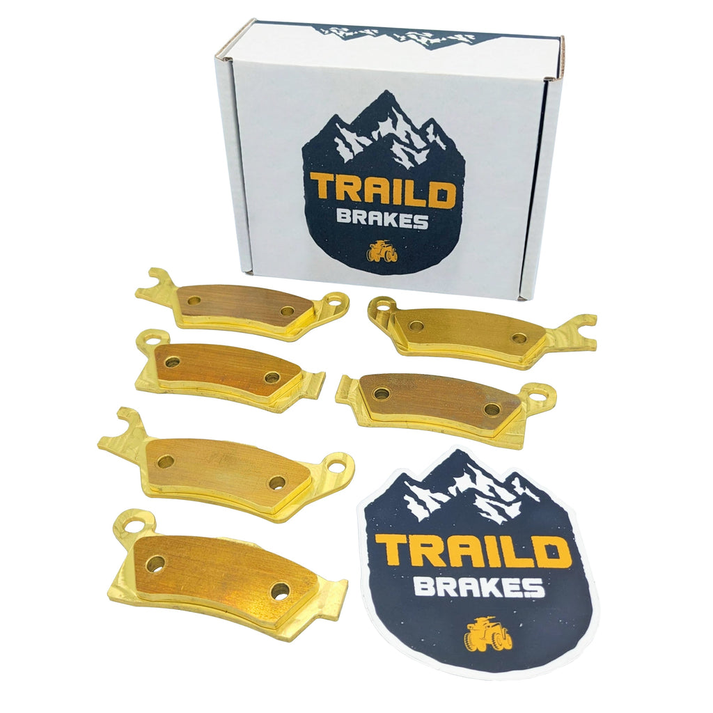 Can-Am Outlander 450/500/570/650/700/850/1000/HD5/HD7/PRO 2013-2026 Brass Brake Pad Set