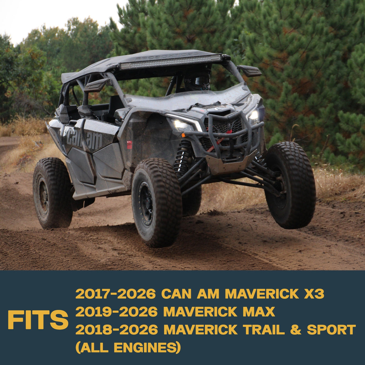 Can-Am Maverick X3/MAX/Sport/Trail 2017-2026 Front & Rear Ceramic Brake Pad Set - image 4