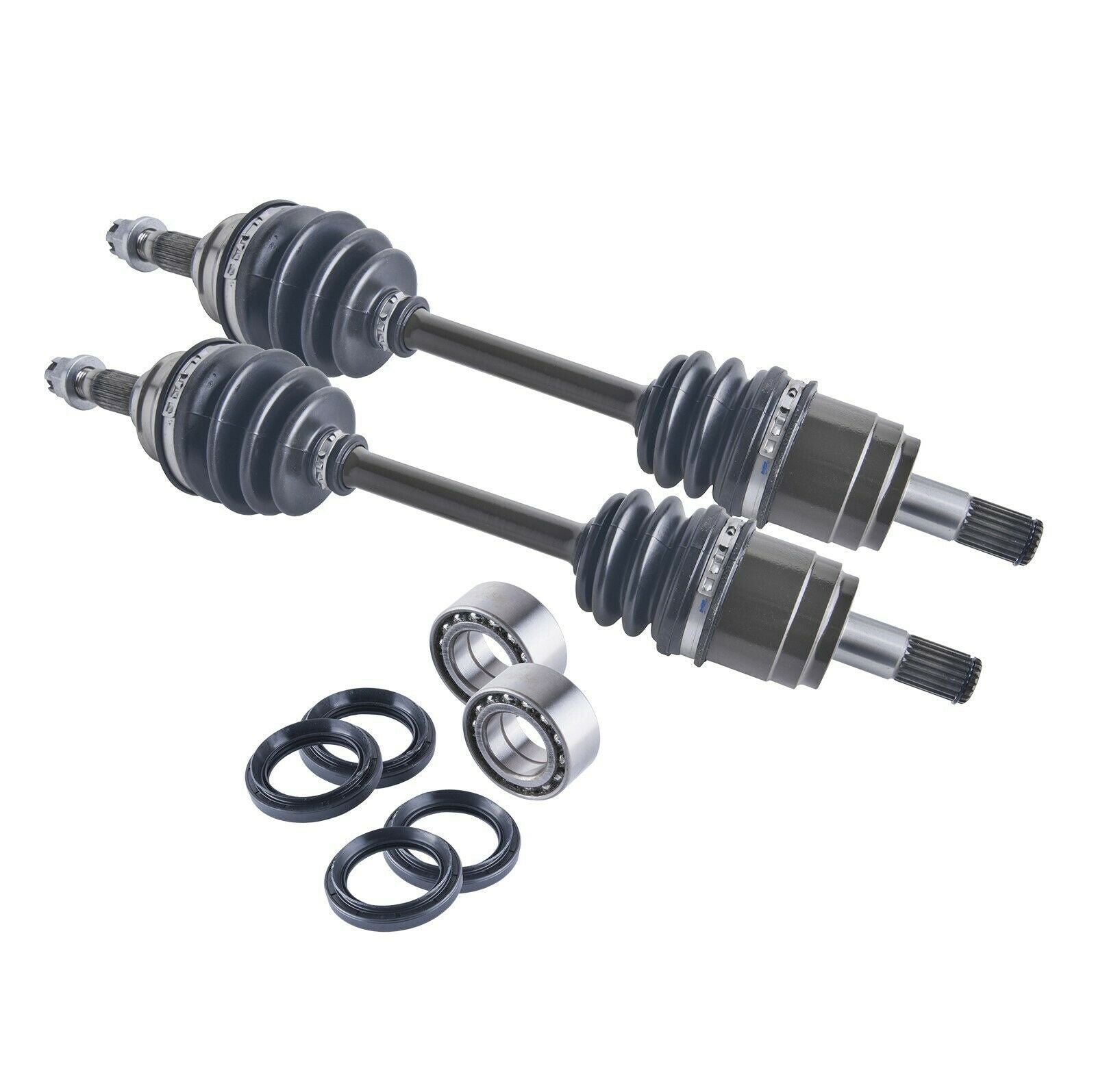 Honda TRX500 TRX650 TRX680 front CV axles wheel bearings and seals set