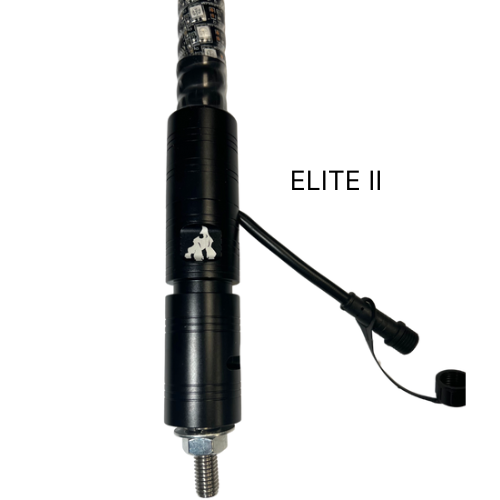 2' LED Whip Elite HD Pair Magnetic Mount