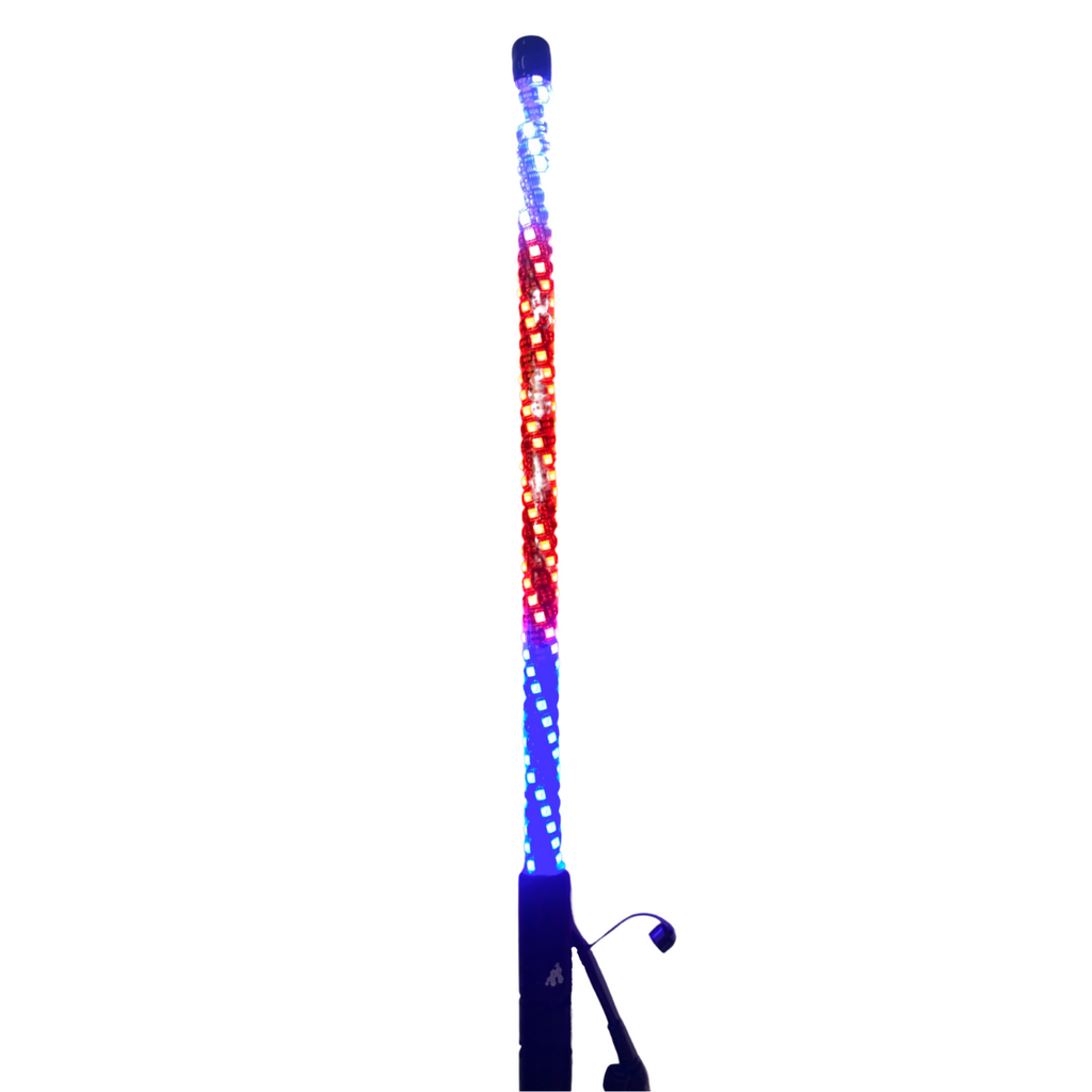 2' LED Whip Elite HD Pair Magnetic Mount