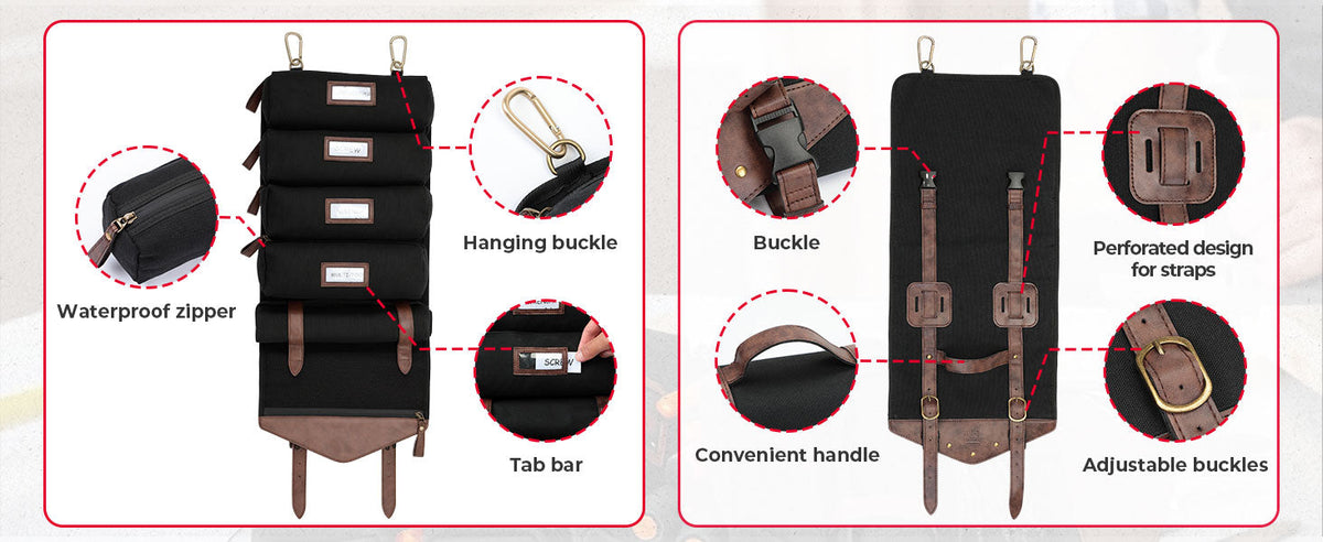 Roll Up Tool Bag for Motorcycle|ATV|UTV — manufacturer image 3