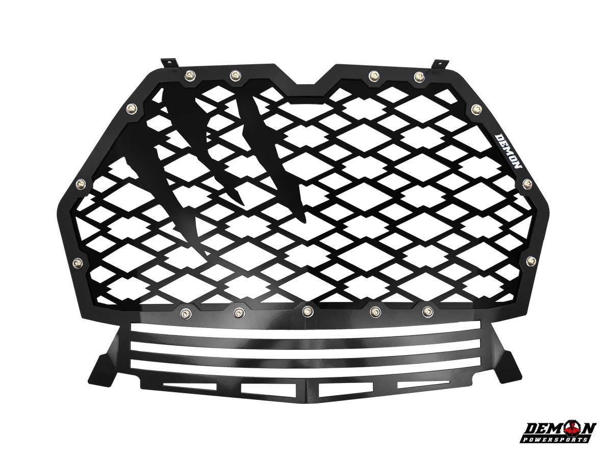 Demon Powersports Polaris RZR Turbo Demon Front Grille PAFG-6002HD-B