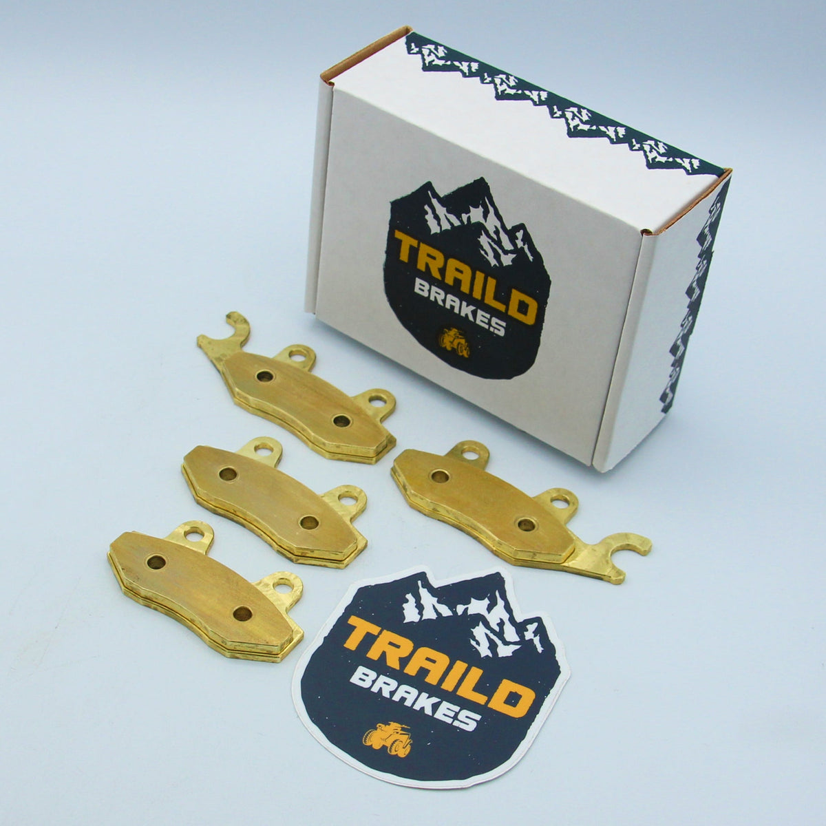 Yamaha YFZ 450 2004-2005 Brass Brake Pad Set - image 4