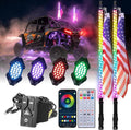 KEMIMOTO 3FT LED whip and rock light combo
