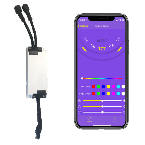 2' LED Whip Elite HD Single Whip Magnetic Mount