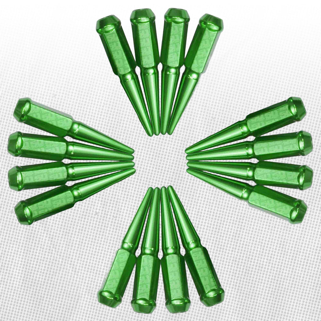 1/2 Inch Extended Spike Lug Nuts - 60 Degree Taper Seat