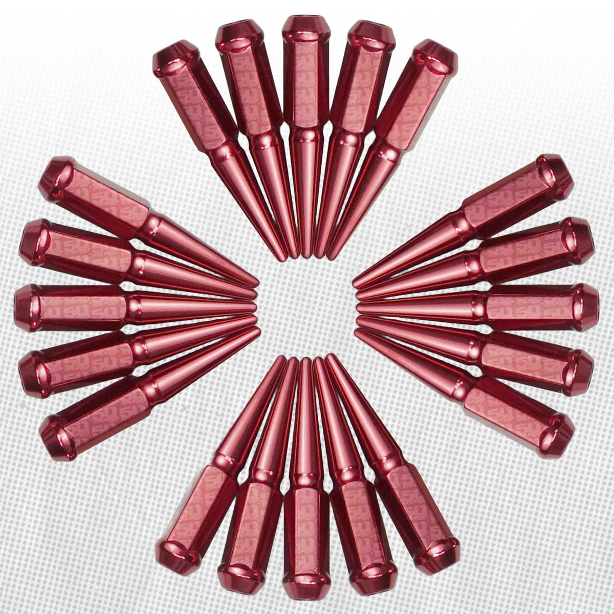 1/2 Inch Extended Spike Lug Nuts - 60 Degree Taper Seat