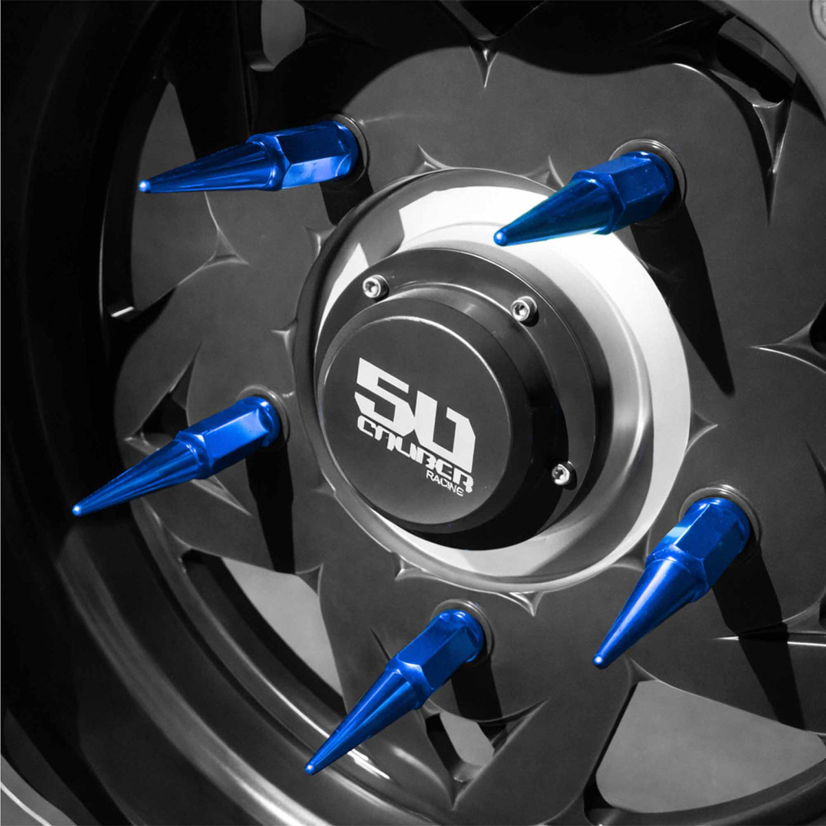 1/2 Inch Extended Spike Lug Nuts - 60 Degree Taper Seat