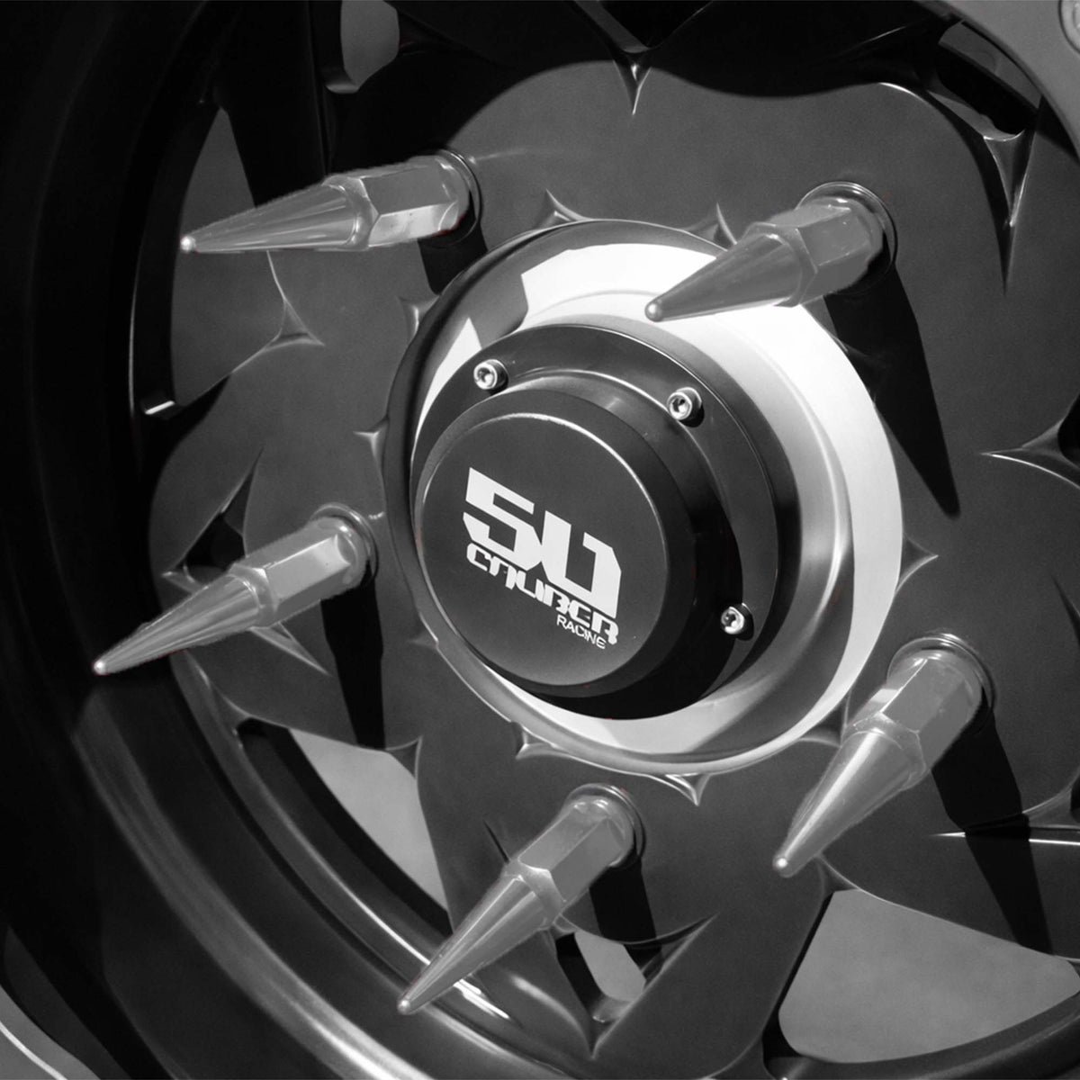 1/2 Inch Extended Spike Lug Nuts - 60 Degree Taper Seat