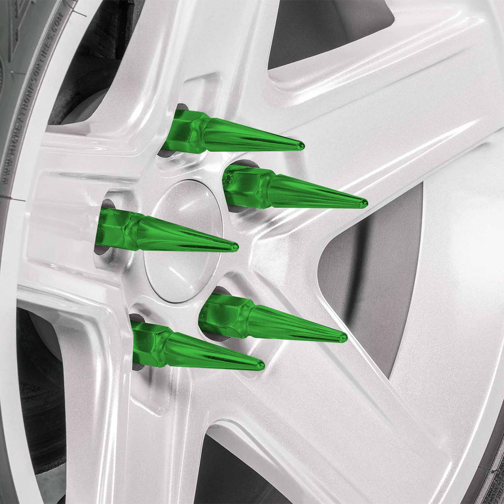 3/8-24 Extended Spike Lug Nuts - 60 Degree Taper Seat