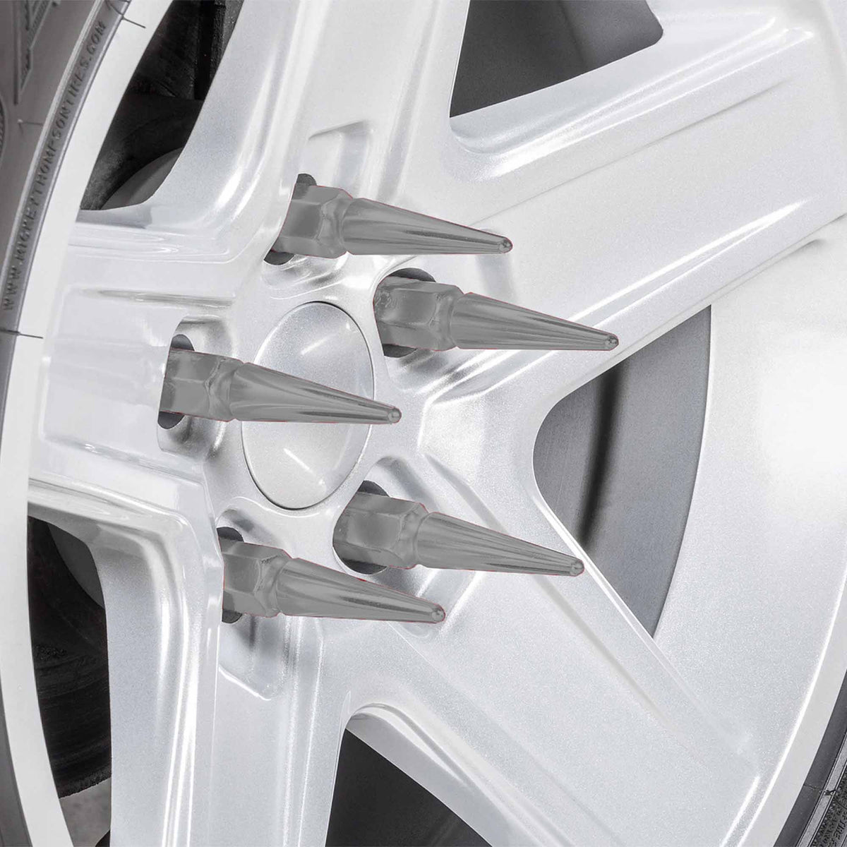 1/2 Inch Extended Spike Lug Nuts - 60 Degree Taper Seat